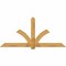 Ekena Millwork Redmond Rough Sawn Timber Gable Bracket, Western Red Cedar, 96"W x 44"H x 2"D x 6"F, 11/12 Pitch GBW096X44X0206RED00RWR - alternate 1
